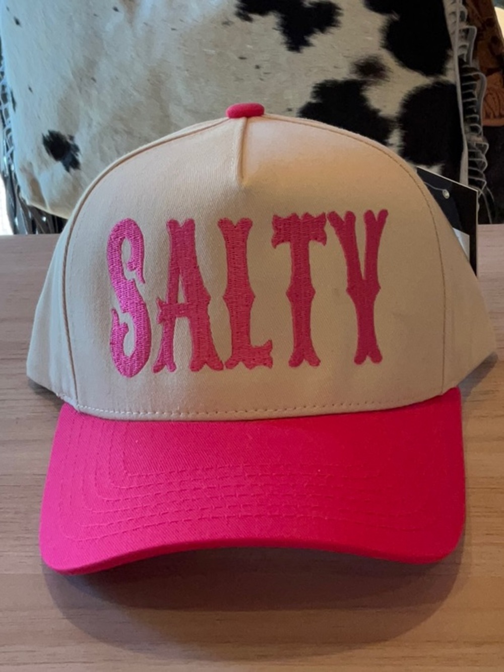 PINK SALTY TRUCKER HAT